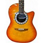 Used Ovation Ultra Deluxe 1528D Sunburst Acoustic Electric Guitar