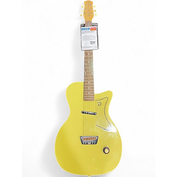 Used Danelectro U-1 DADDY-O YELLOW Solid Body Electric Guitar