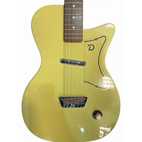 Used Danelectro U-1 DADDY-O YELLOW Solid Body Electric Guitar