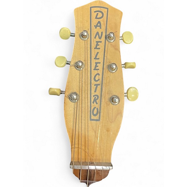 Used Danelectro U-1 DADDY-O YELLOW Solid Body Electric Guitar