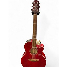 Used Takamine EG440C Red Acoustic Electric Guitar