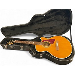 Used Epiphone J-200EC Vintage Natural Acoustic Electric Guitar