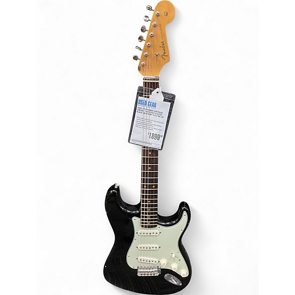 Used 2012 Fender American Vintage 1959 Stratocaster Black Solid Body Electric Guitar