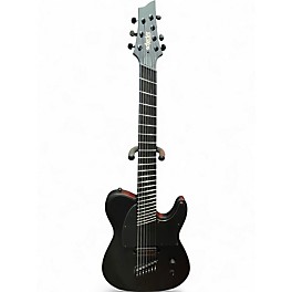 Used Schecter Guitar Research PT 7 MS BLAXCK OPS Black Solid Body Electric Guitar