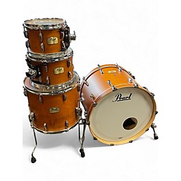 Used Pearl 4 Piece Session Studio Classic liquid amber Drum Kit
