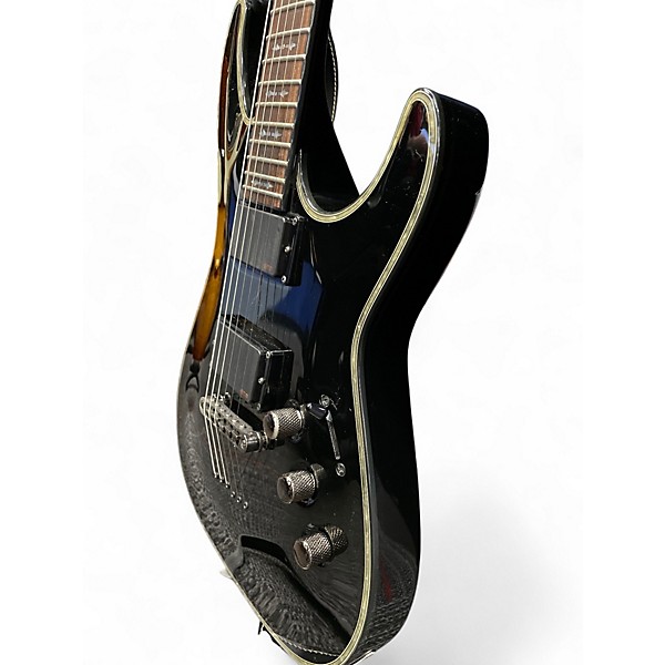 Used Schecter Guitar Research Hellraiser C1 Black Solid Body Electric Guitar