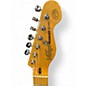 Used Vintage Reissued V75 Blue Solid Body Electric Guitar