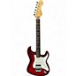 Used Fender MIJ STRATOCASTER WITH FLOYD ROSE TRANS RED Solid Body Electric Guitar thumbnail