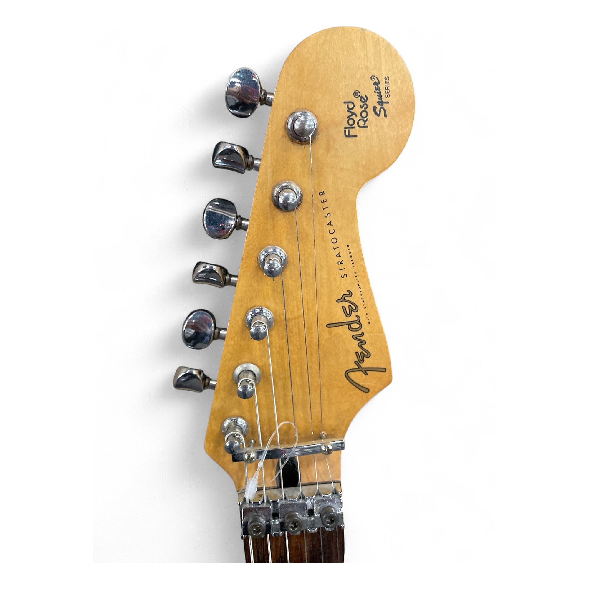 Used Fender MIJ STRATOCASTER WITH FLOYD ROSE TRANS RED Solid
