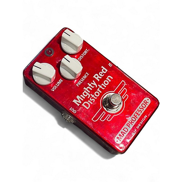 Used Mad Professor Mighty Red Distortion HAND WIRED Effect Pedal