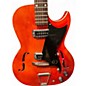 Vintage 1960s Kay K571 SPEED DEMON Candy Apple Red Hollow Body Electric Guitar