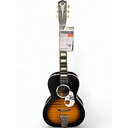 Vintage 1960s Kay MUSIC NOTE PARLOR 2 Color Sunburst Acoustic Electric Guitar