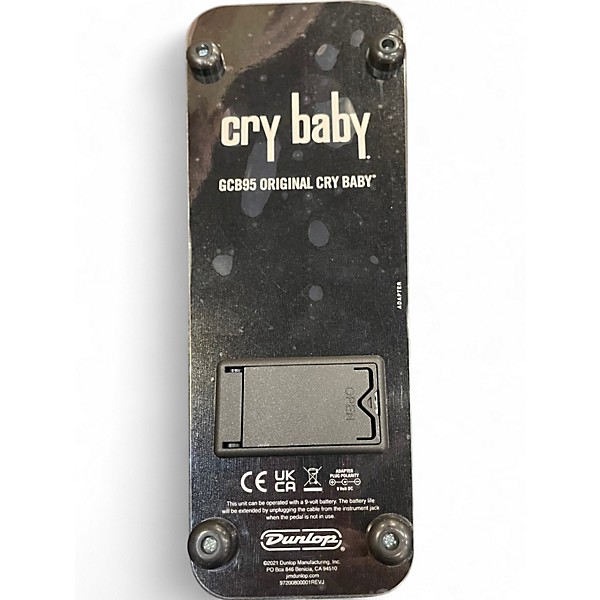 Used Dunlop Original Cry Baby Wah Effect Pedal