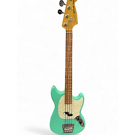 Used Fender Vintera 60s Mustang Bass Surf Green Electric Bass Guitar