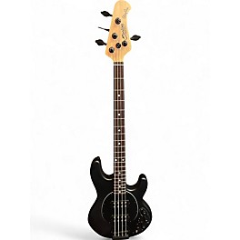 Used Sterling by Music Man Ray4 STEALTH BLACK Electric Bass Guitar
