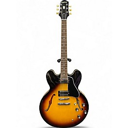 Used Epiphone ES335 3 Color Sunburst Hollow Body Electric Guitar