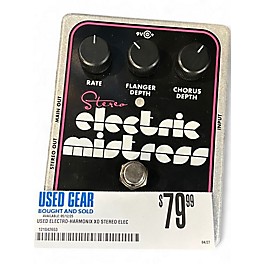 Used Electro-Harmonix XO Stereo Electric Mistress Flanger / Chorus Effect Pedal