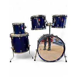 Vintage 1993 Premier 5 Piece XPK Blue Sapphire Drum Kit