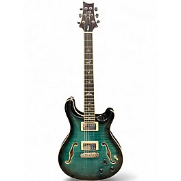 Used PRS SE PIEZO PEACOCK BURST Hollow Body Electric Guitar