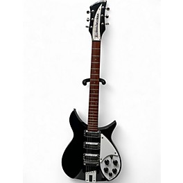 Used 2003 Rickenbacker 350JG Black Solid Body Electric Guitar