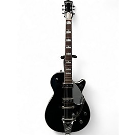 Used 2011 Gretsch Guitars G6128T-GH George Harrison Signature Duo Jet Black Solid Body Electric Guitar