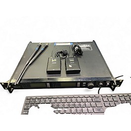 Used Shure UR4D+ DUAL WIRELESS RECIEVER WITH BODY PACKS AND LAV MICS Lavalier Wireless System
