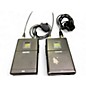 Used Shure UR4D+ DUAL WIRELESS RECIEVER WITH BODY PACKS AND LAV MICS Lavalier Wireless System