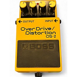 Used BOSS OS2 Overdrive Distortion Effect Pedal