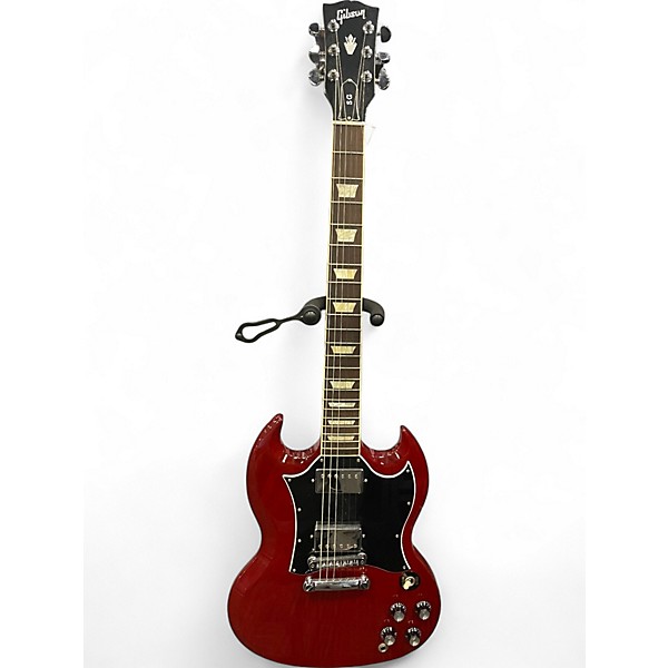 Used 2022 Gibson SG Standard Cherry Solid Body Electric Guitar,Specials : American Fashion Style Bags On Sale