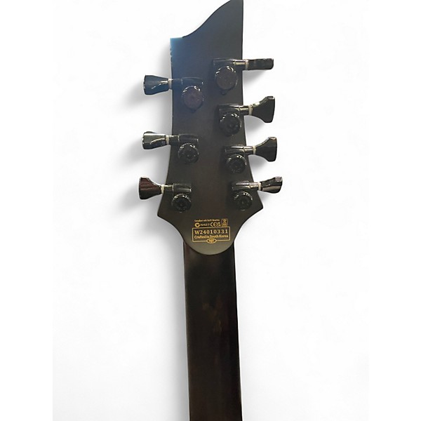 Used Schecter Guitar Research Tao-7 Purple Solid Body Electric Guitar