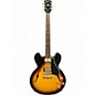 Used Gibson 1958 ES335 50TH ANNIVERSARY Vintage Sunburst Hollow Body Electric Guitar