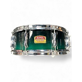 Used Yamaha 14in Wood Shell Air Seal System Blue-Green Fade Drum