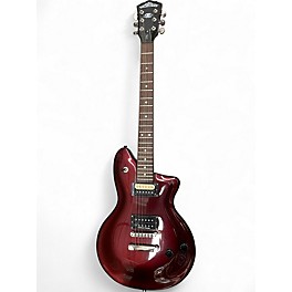 Used Washburn CTS Chrome Red Solid Body Electric Guitar