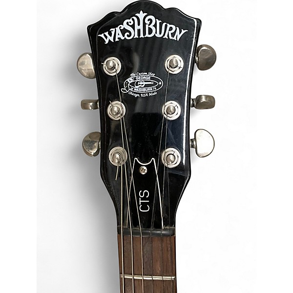 Used Washburn CTS Chrome Red Solid Body Electric Guitar