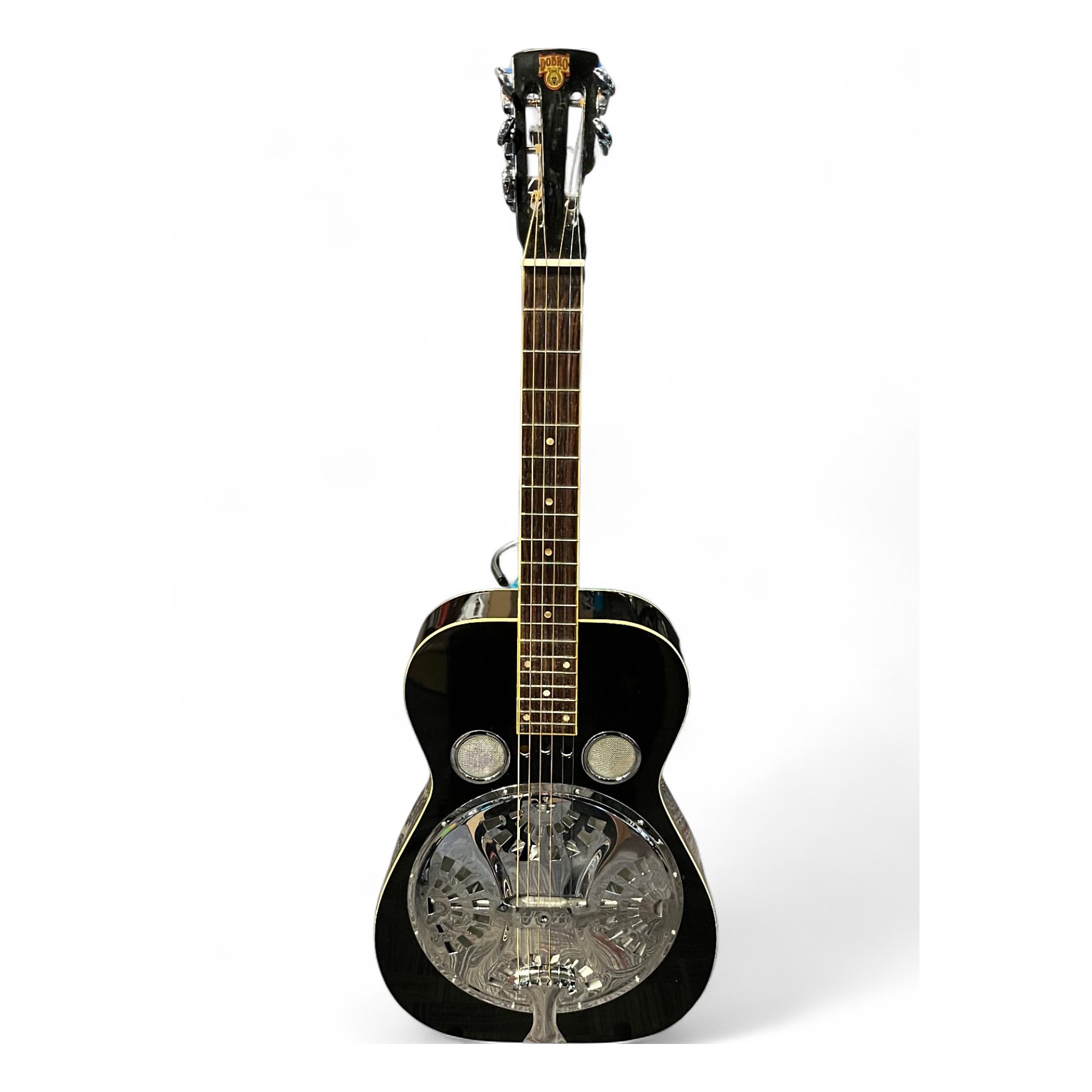 Used Dobro Vintage 1980s Dobro 60D Square Neck Black Used Dobro Vintage 1980s Dobro 60D Square Neck Black
