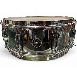 Used Gretsch Drums 5X14 Brooklyn Series CHROME OVER BRASS Chrome Drum