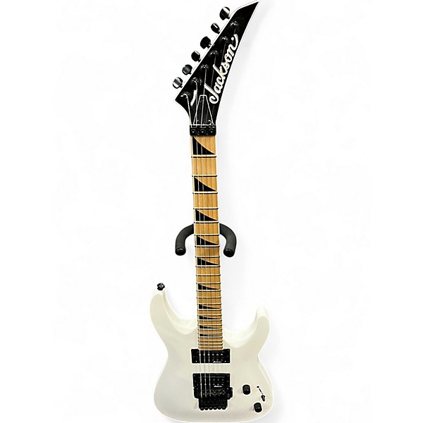 Used Jackson JS32 Dinky white Solid Body Electric Guitar,Specials : American Fashion Style Bags On Sale