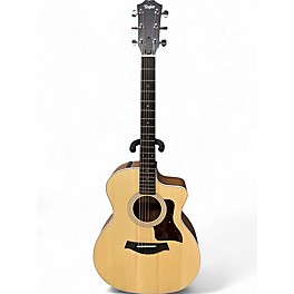 Used Taylor 214CE Natural Acoustic Electric Guitar