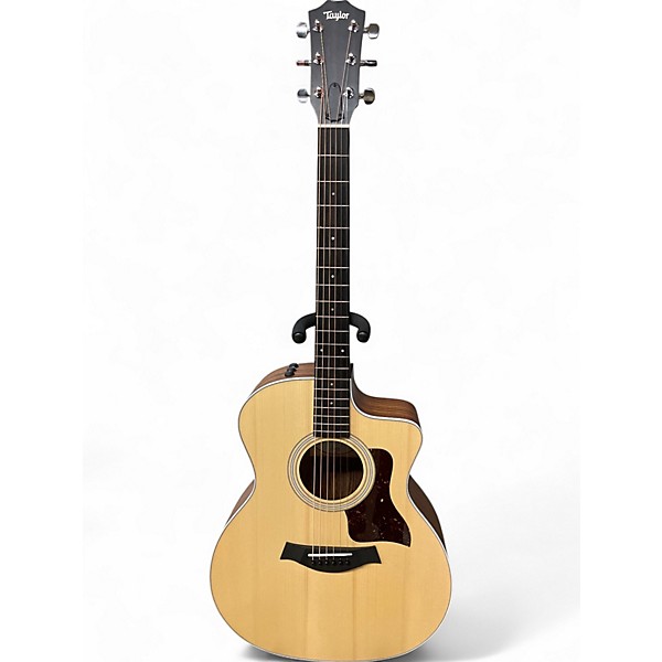 Used Taylor 214CE Natural Acoustic Electric Guitar