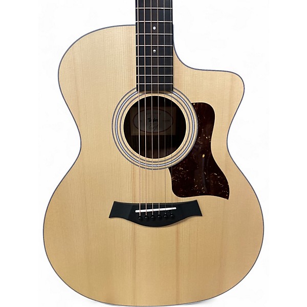 Used Taylor 214CE Natural Acoustic Electric Guitar