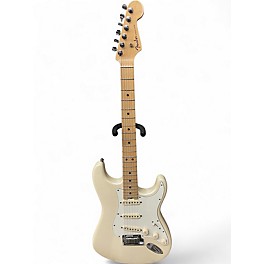 Used Fender American Elite Stratocaster Olympic Pearl Solid Body Electric Guitar