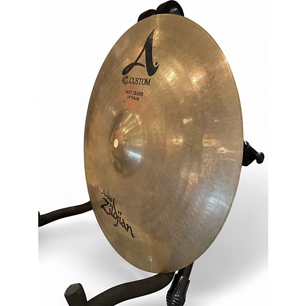 Used Zildjian 14in Avedis a custom fast crash Cymbal