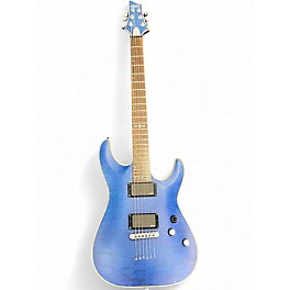Used Schecter Guitar Research C1 Platinum SATIN BLUE Solid Body Electric Guitar