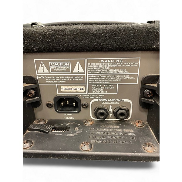 Used Gallien-Krueger 1001RB Bass Amp Head