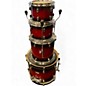 Used Pearl 4 Piece Pro Decade Maple Red to Black Fade Drum Kit thumbnail