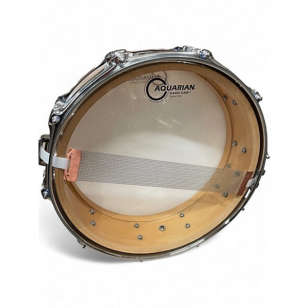 Used DW 14X4 Collector's Series Maple Snare Natural Drum