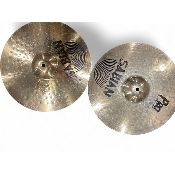 Used SABIAN 14in pro hihat pair Cymbal