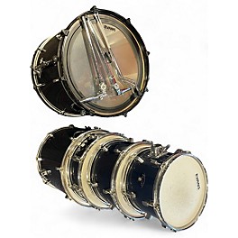 Used Rogers 5 Piece Drum Kit blue grey gradient Drum Kit
