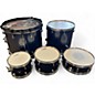 Used Rogers 5 Piece Drum Kit blue grey gradient Drum Kit