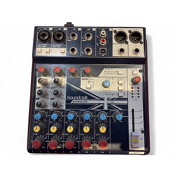 Used Soundcraft 8FX Powered Mixer